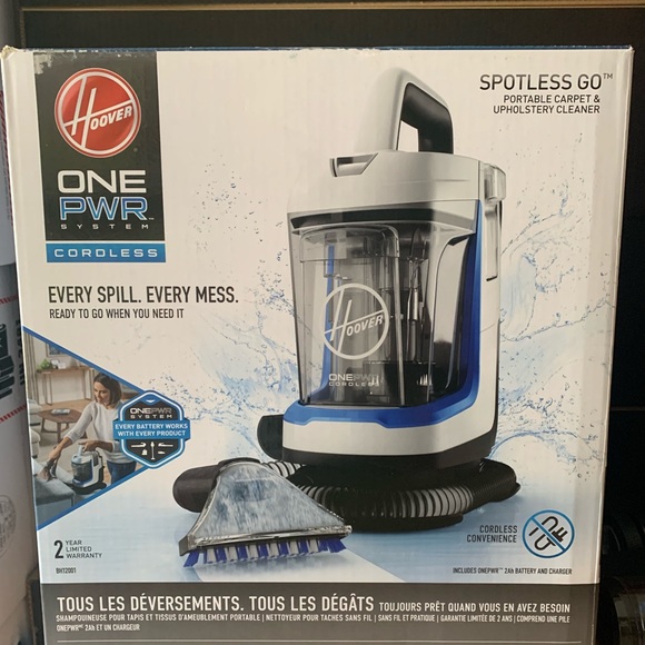 Bundle of 2 HOOVER ONE POWER  1 CORDLESS BLADE VACUUM AND1  SPOTLESS GO GLEANER - Picture 3 of 16